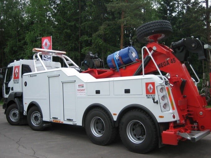 Грузовой эвакуатор большой грузоподъемности 2