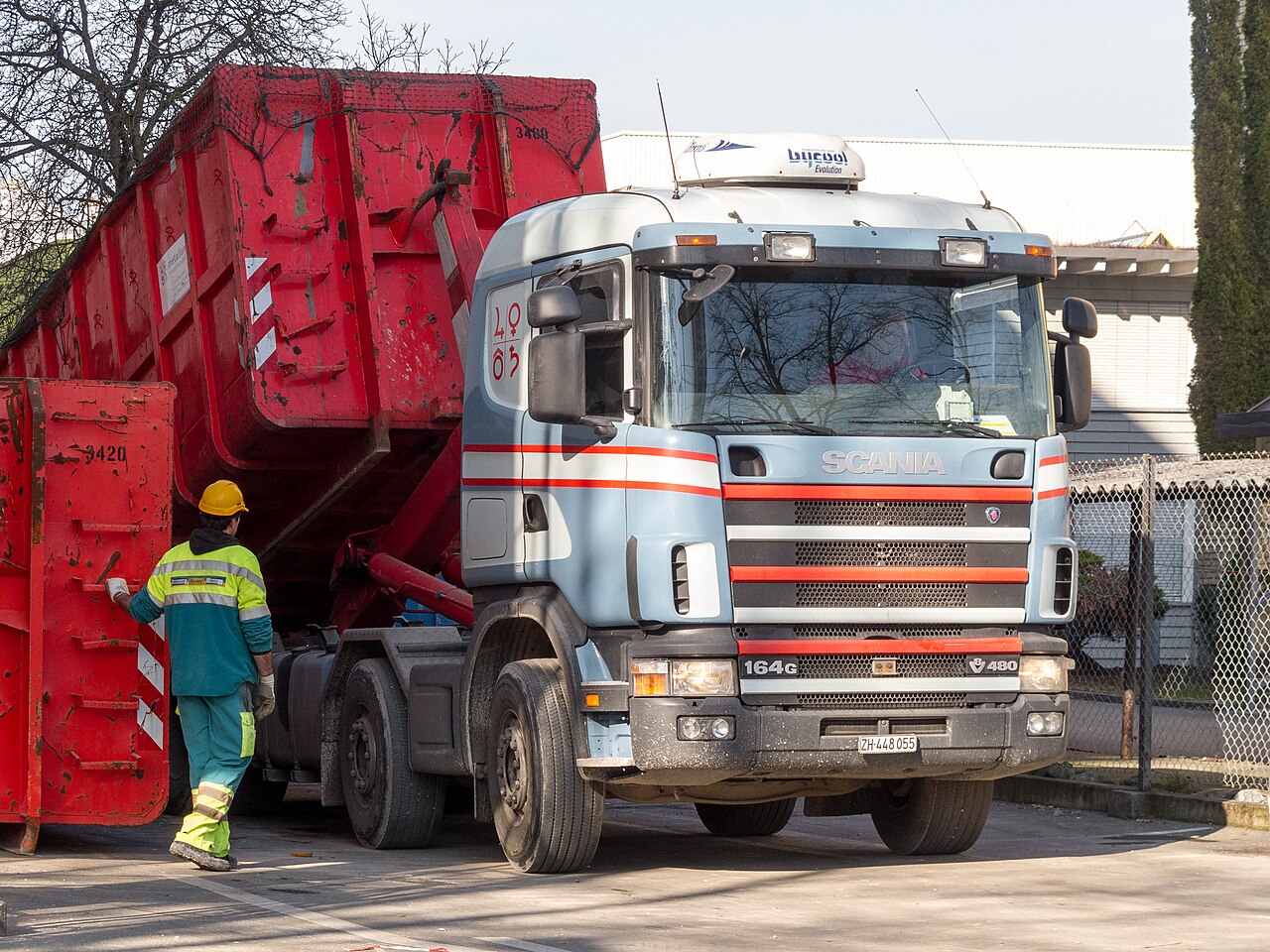 Эвакуатор частичной погрузки 