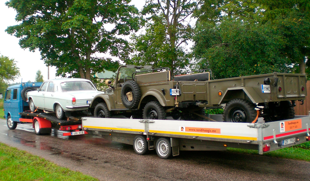 Эвакуация автомобилей с прицепами